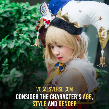 How To Describe Voices: Consider Characters Age, Gender and Overall Style