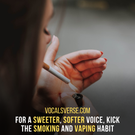 Embrace a sweeter, softer voice! Quit smoking andvaping