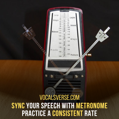 Sync Your Speech with a Metronome: Find Consistency in Your Communication