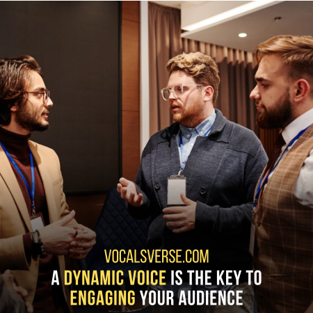 dynamic voice: It changes according to context