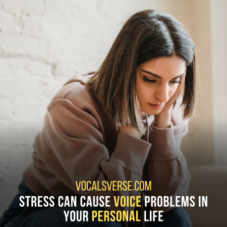 Losing voice when under stress