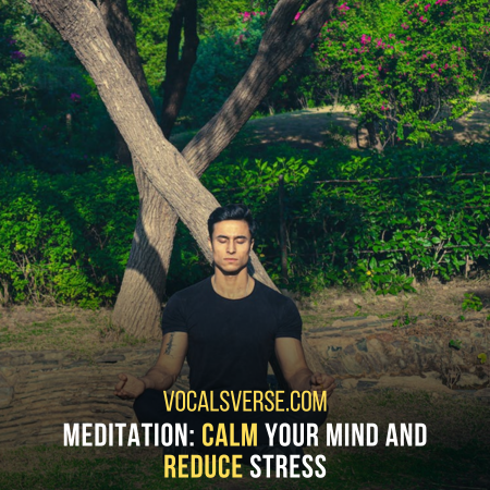 Meditate for a calmer mind
