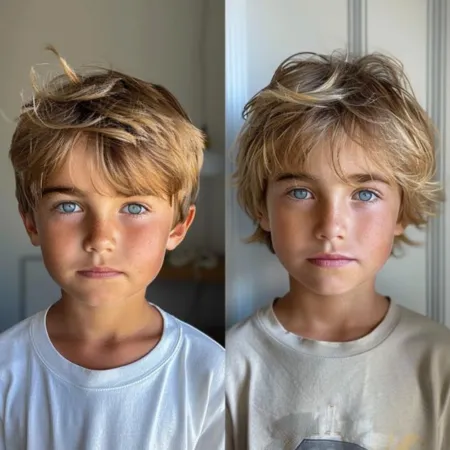 child going through puberty